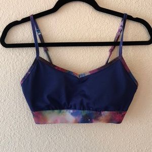 Galaxy sports bra